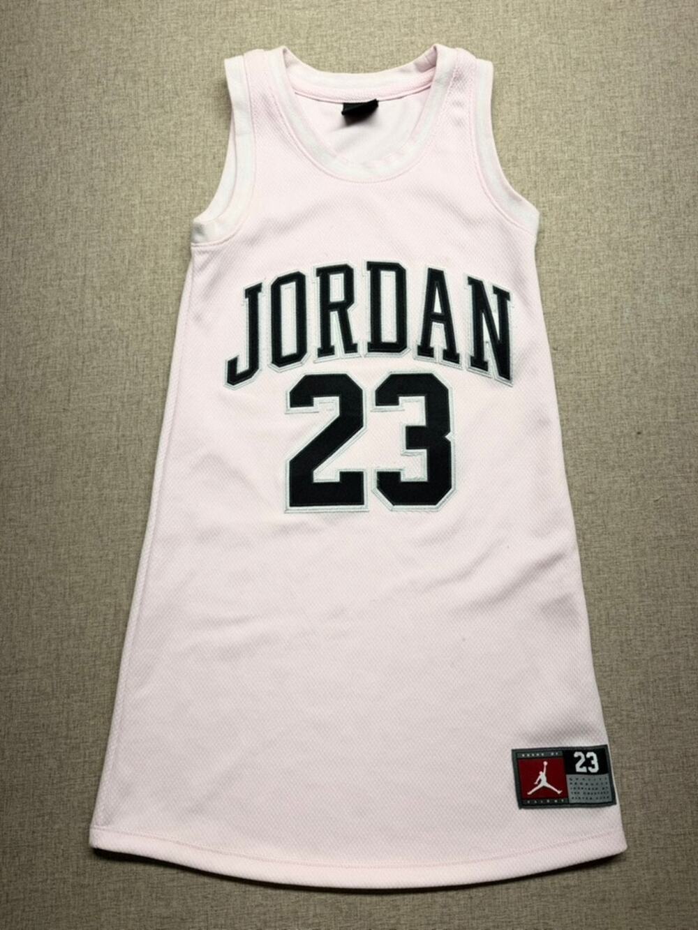 Jordan Girls S 8-10 Pink #23 Basketball Jersey Dress Michael Jordan Nike